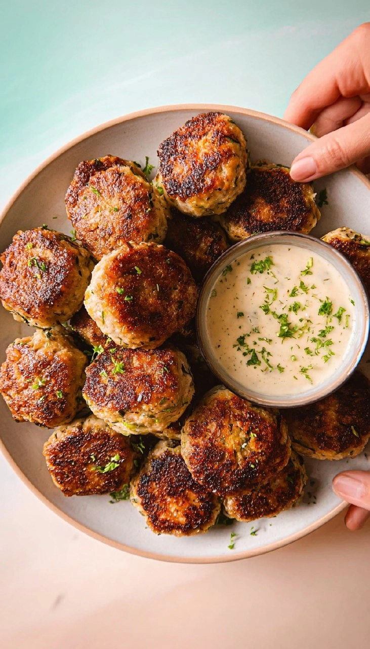 Ranch Turkey Zucchini Meatballs