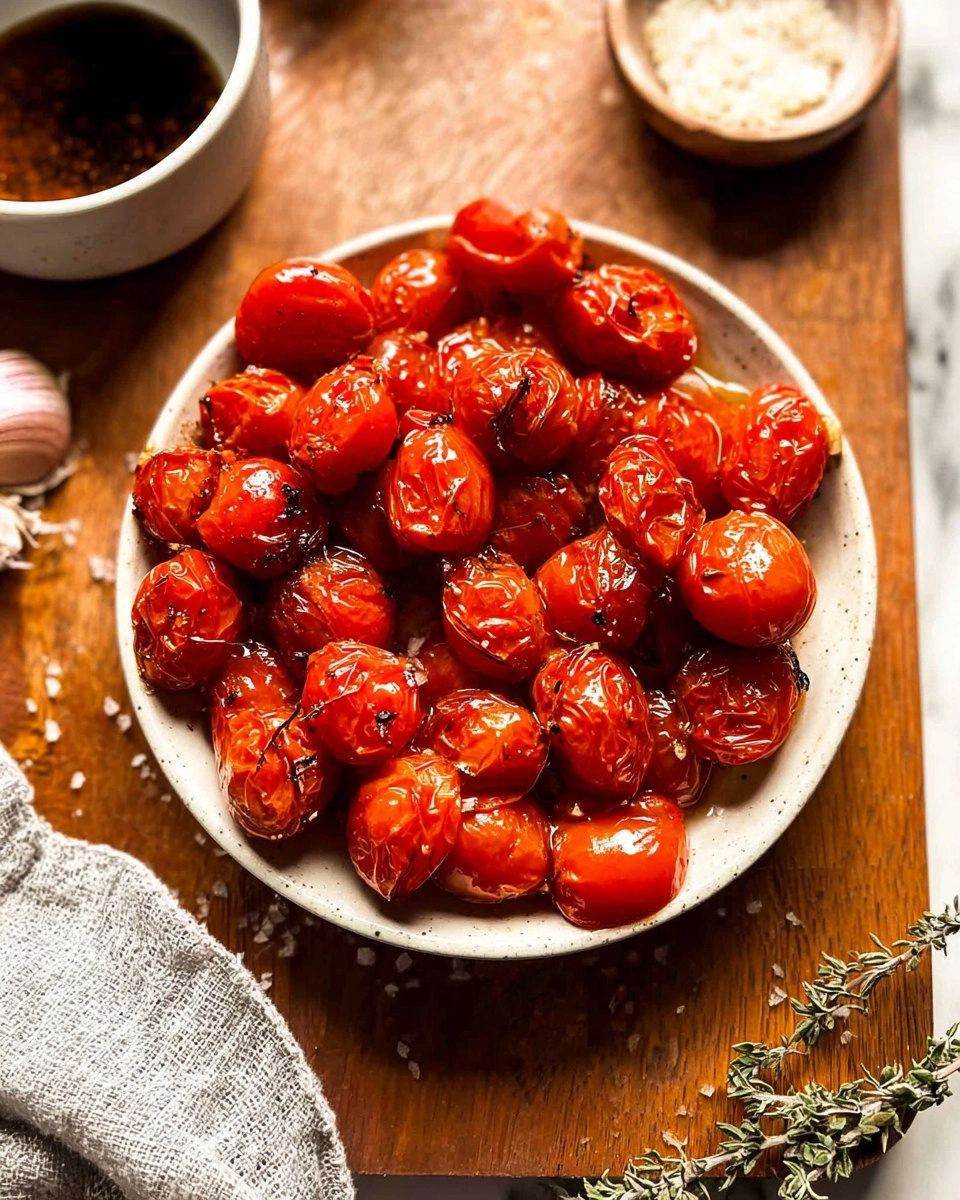 Roasted Cherry Tomatoes with Garlic