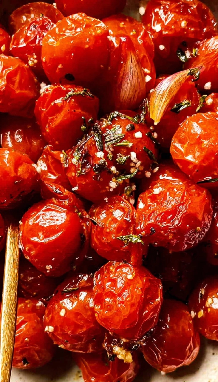 Roasted Cherry Tomatoes with Garlic