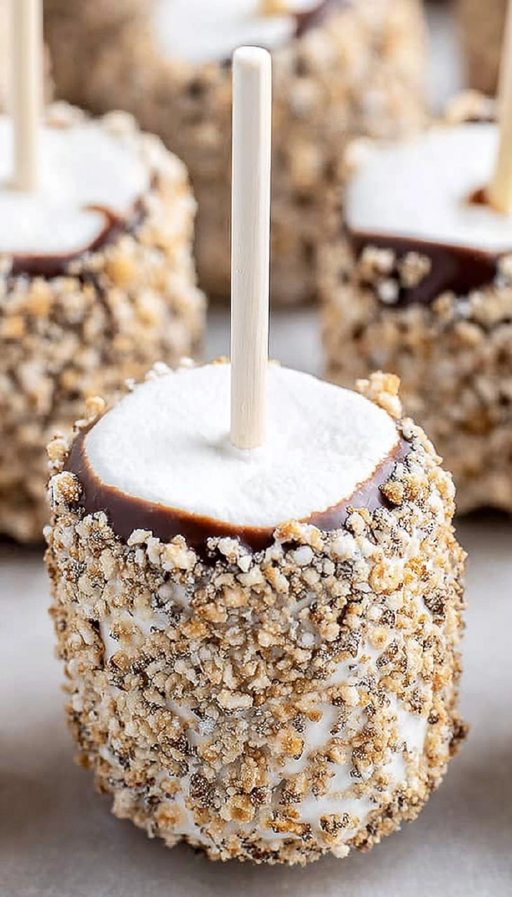 Smores Marshmallow Pops