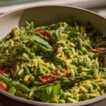 Spring-Orzo-Pasta-Salad-with-Creamy-Basil-Vinaigrette-Recipe