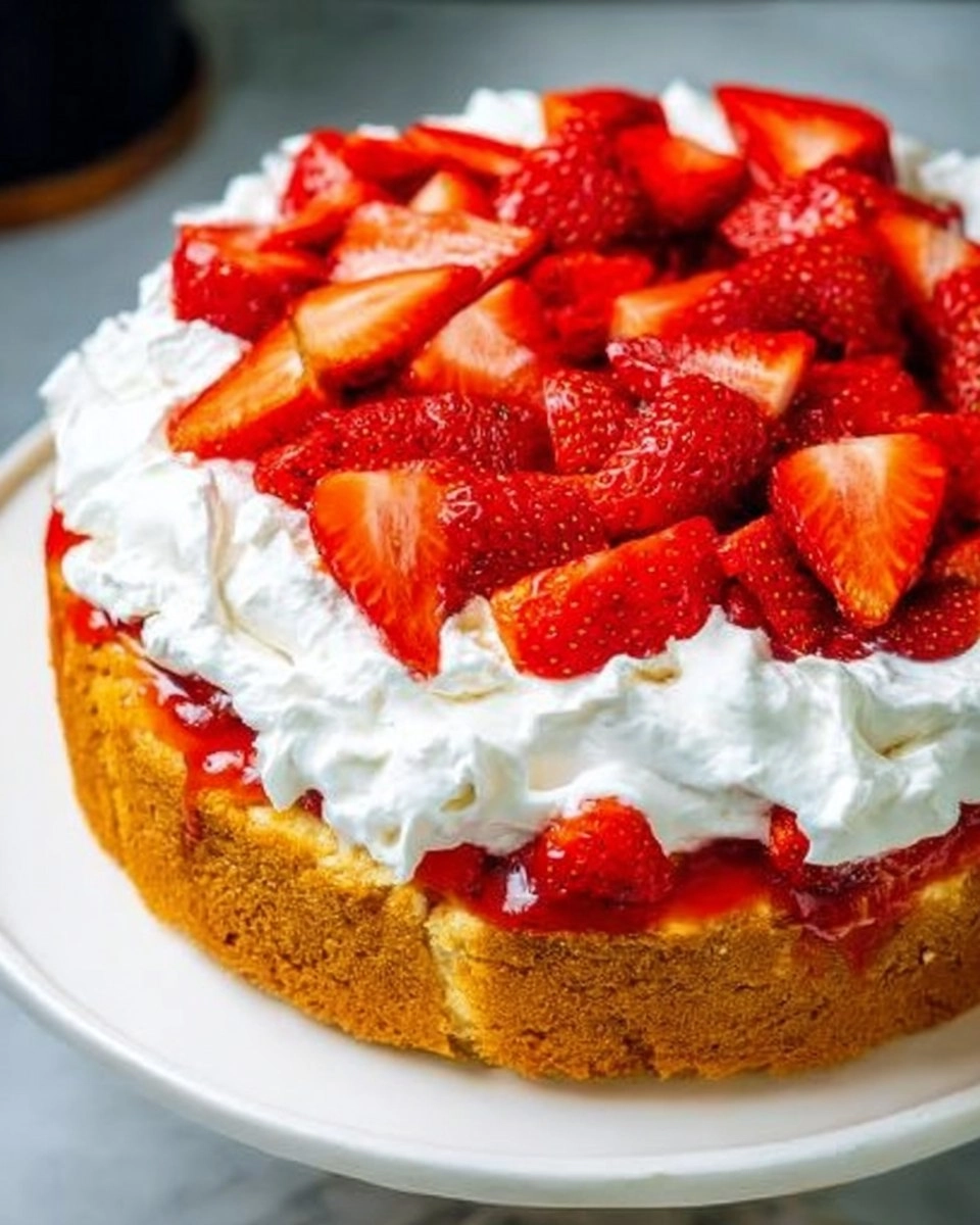Strawberry Pretzel Pie