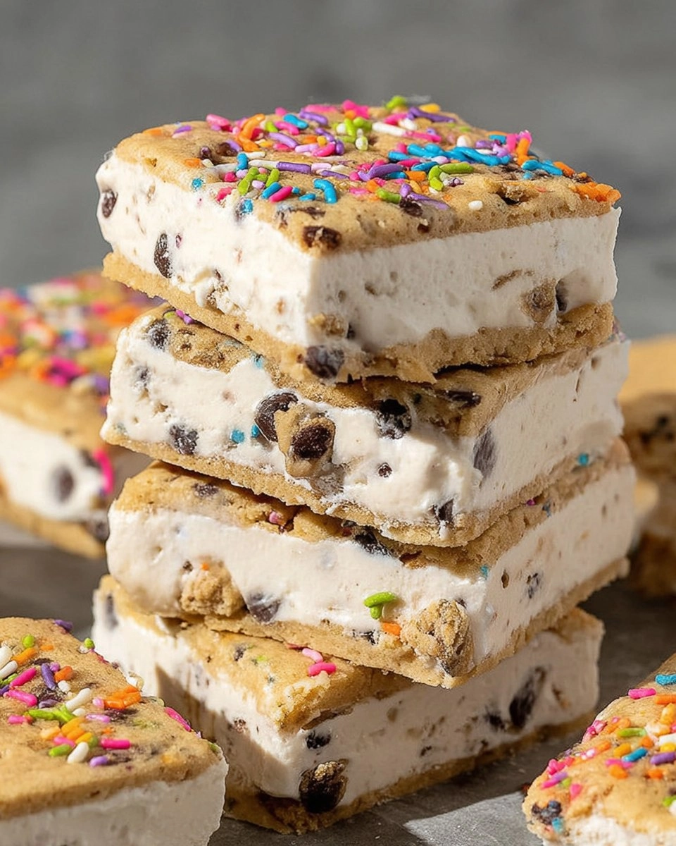Vegan Cookie Dough Ice Cream Sandwiches