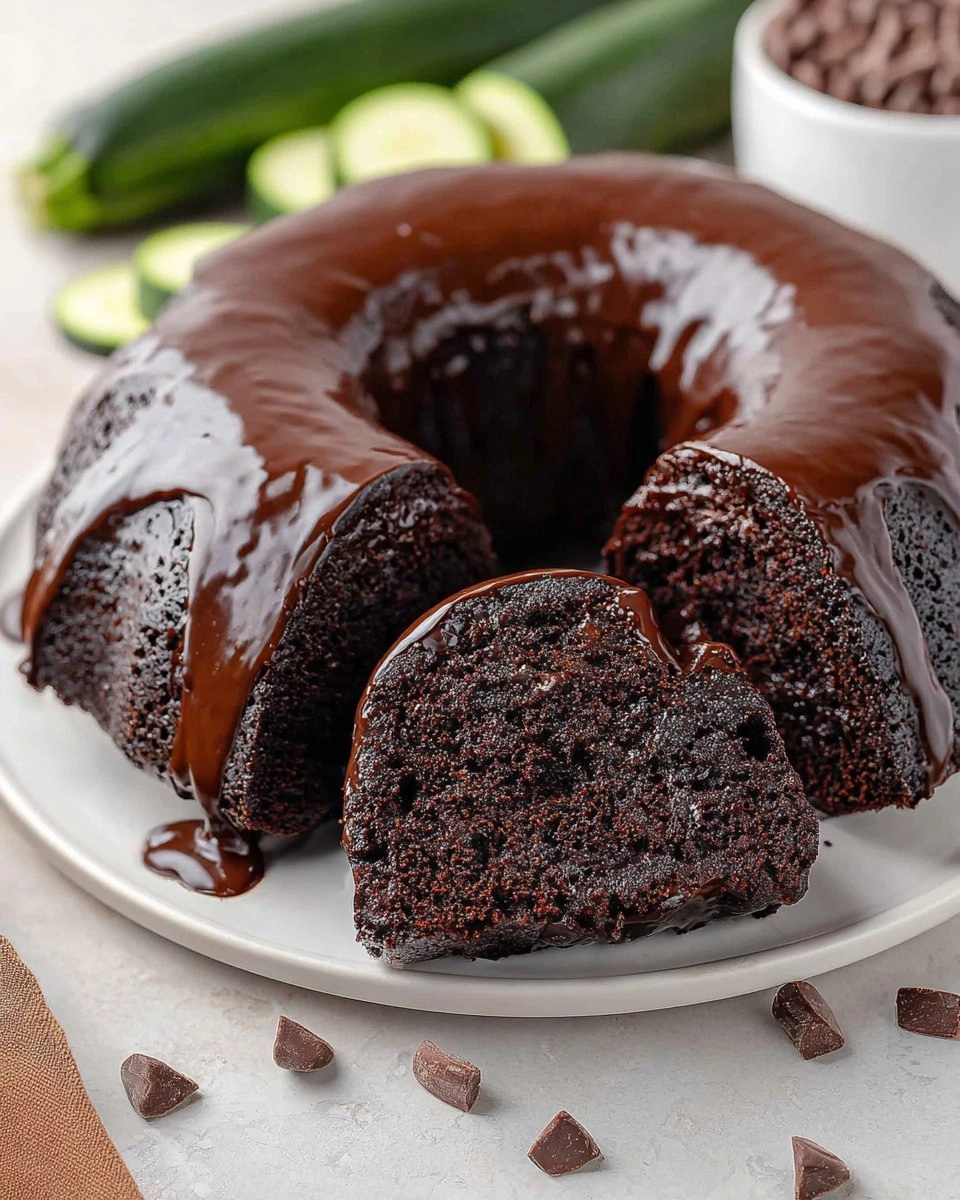 Zucchini Chocolate Bundt Cake