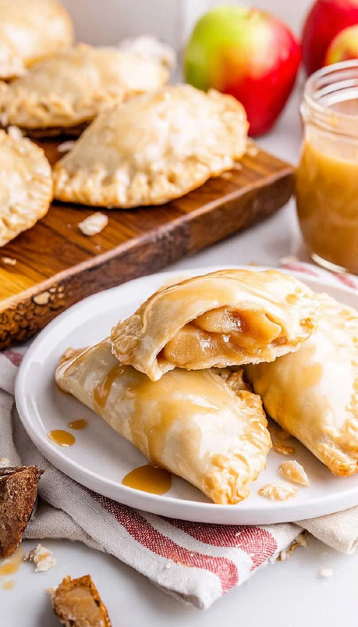 Easy Caramel Apple Empanadas