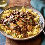 Easy-Chicken-Marsala-with-The-BEST-Buttered-Noodles-Recipe