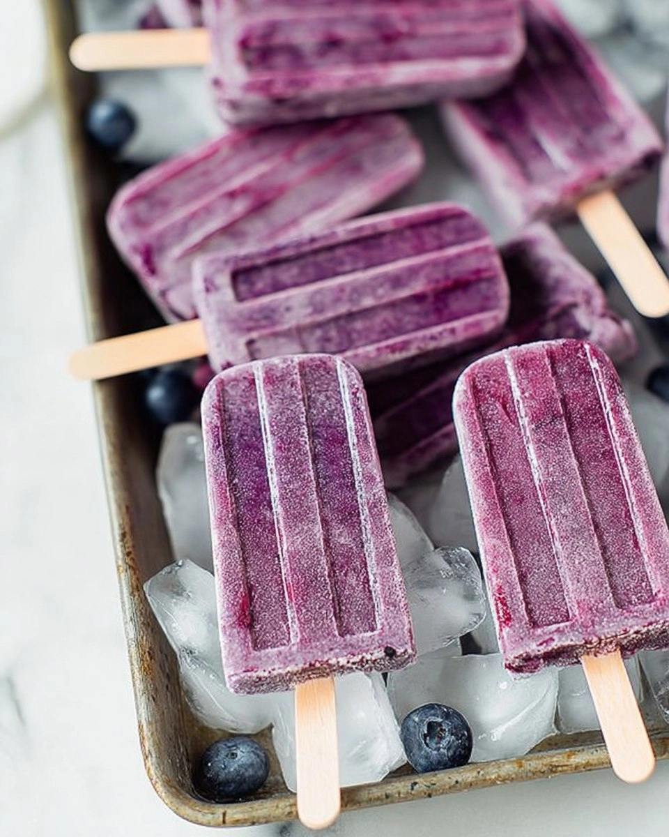 Easy Recipe for Blueberry Popsicles (Healthy and Yummy!)