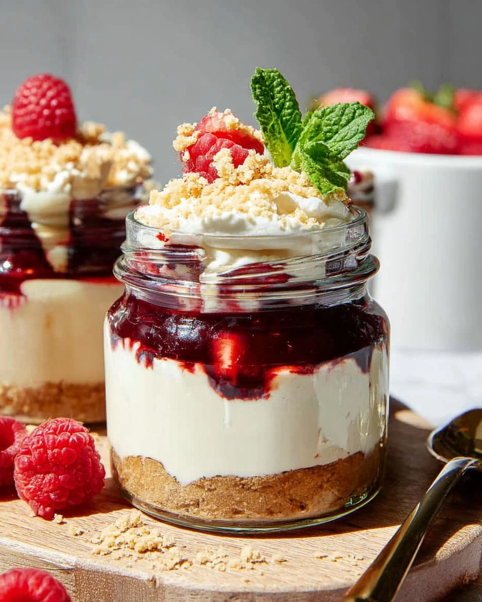 High Protein Cheesecake Jars