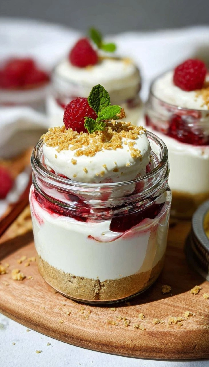 High Protein Cheesecake Jars