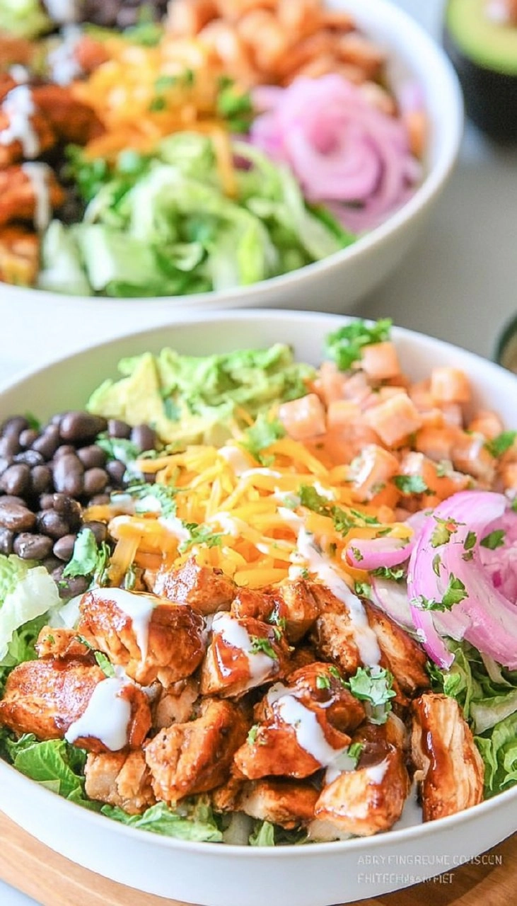 Honey BBQ Chicken Bowls