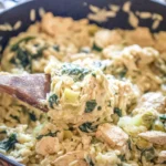 One-Pot-Spinach-Artichoke-Chicken-Orzo-Recipe