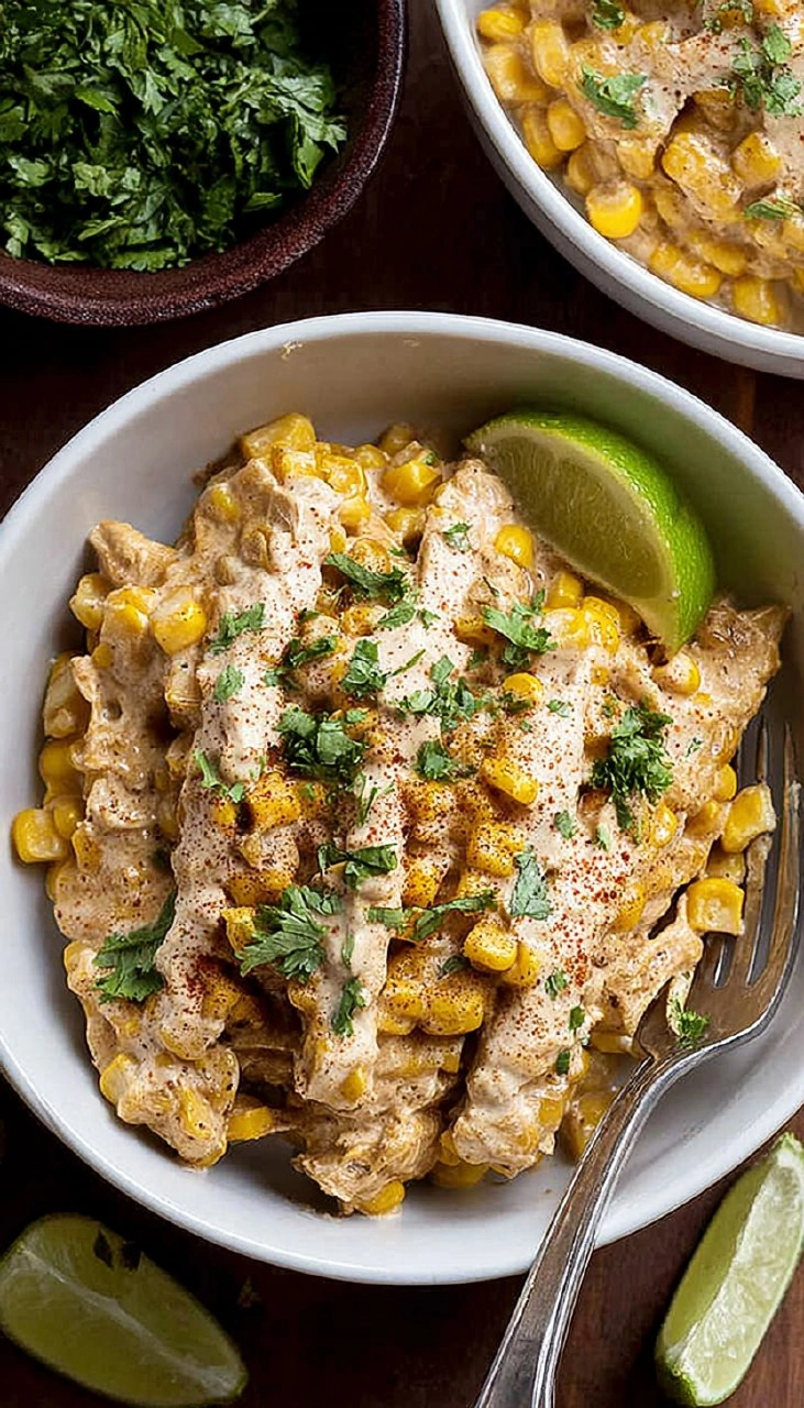 Slow Cooker Street Corn Chicken