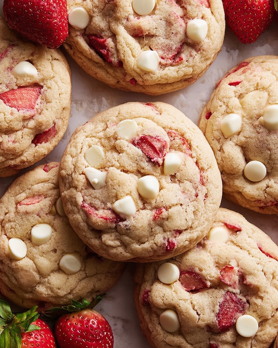 Strawberries and Cream Cookies (The Best Strawberry Flavor!)