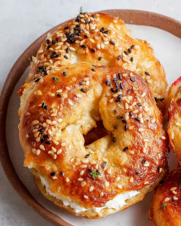 Strawberry-Cottage-Cheese-Bagels-Recipe
