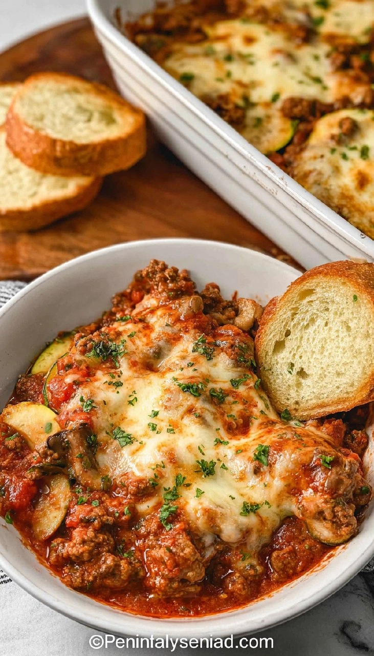 Zucchini Hamburger Casserole