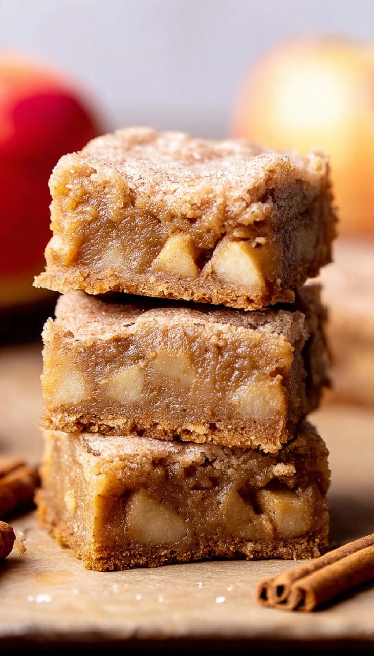 Apple Cinnamon Blondies