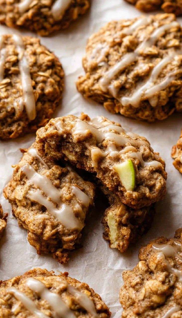 Apple Cinnamon Oatmeal Cookies