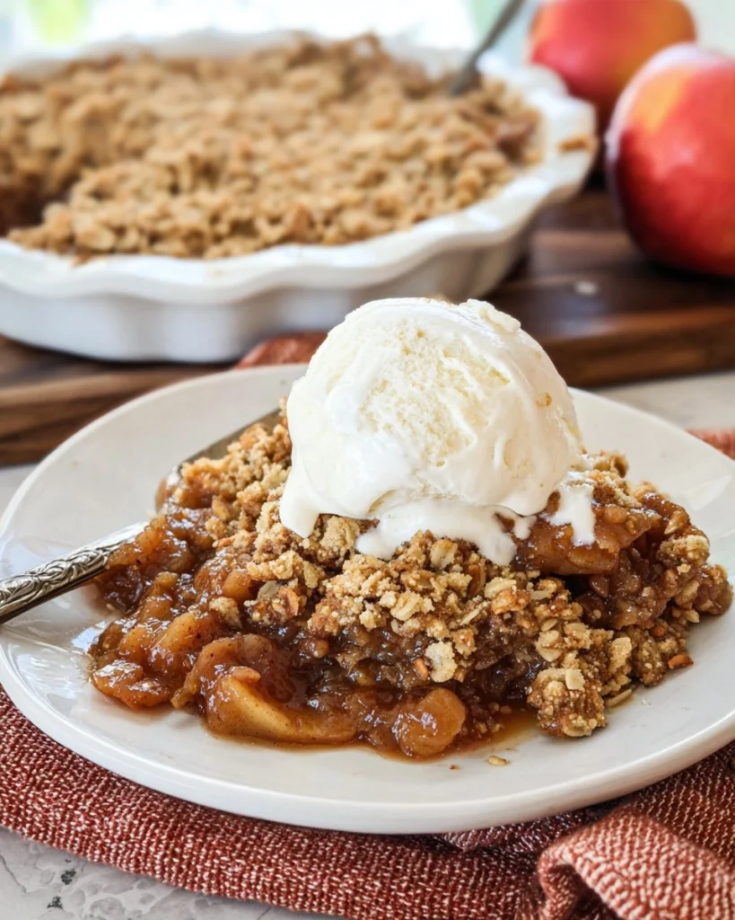 Apple-Crisp-with-Betty-Crocker-Oatmeal-Cookie-Mix-Recipe