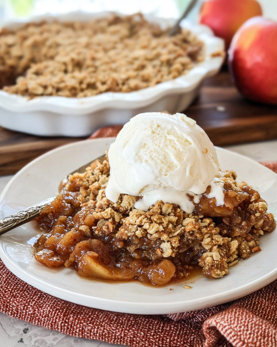 Apple Crisp with Betty Crocker Oatmeal Cookie Mix