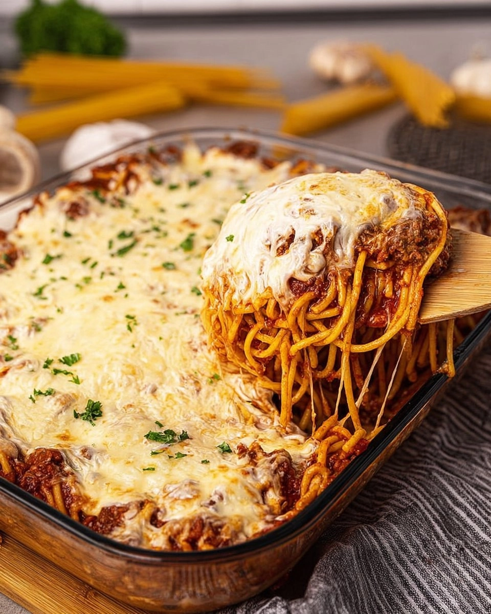 Baked Spaghetti with Cream Cheese