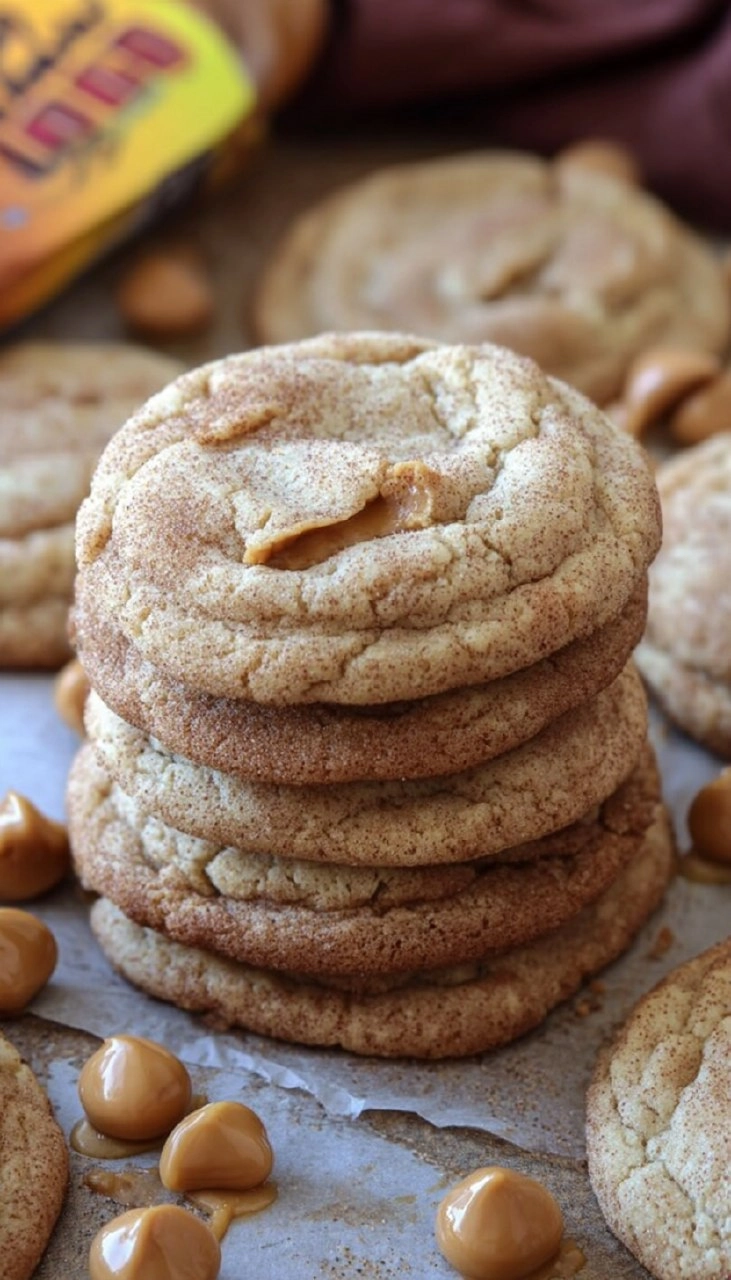 Caramel Apple Cider Cookies