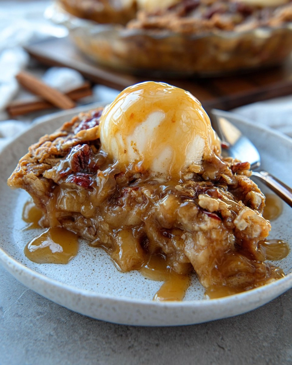 Cinnamon Roll Apple Pie