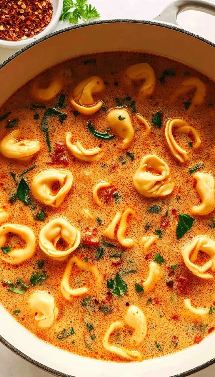 Creamy Tortellini Soup