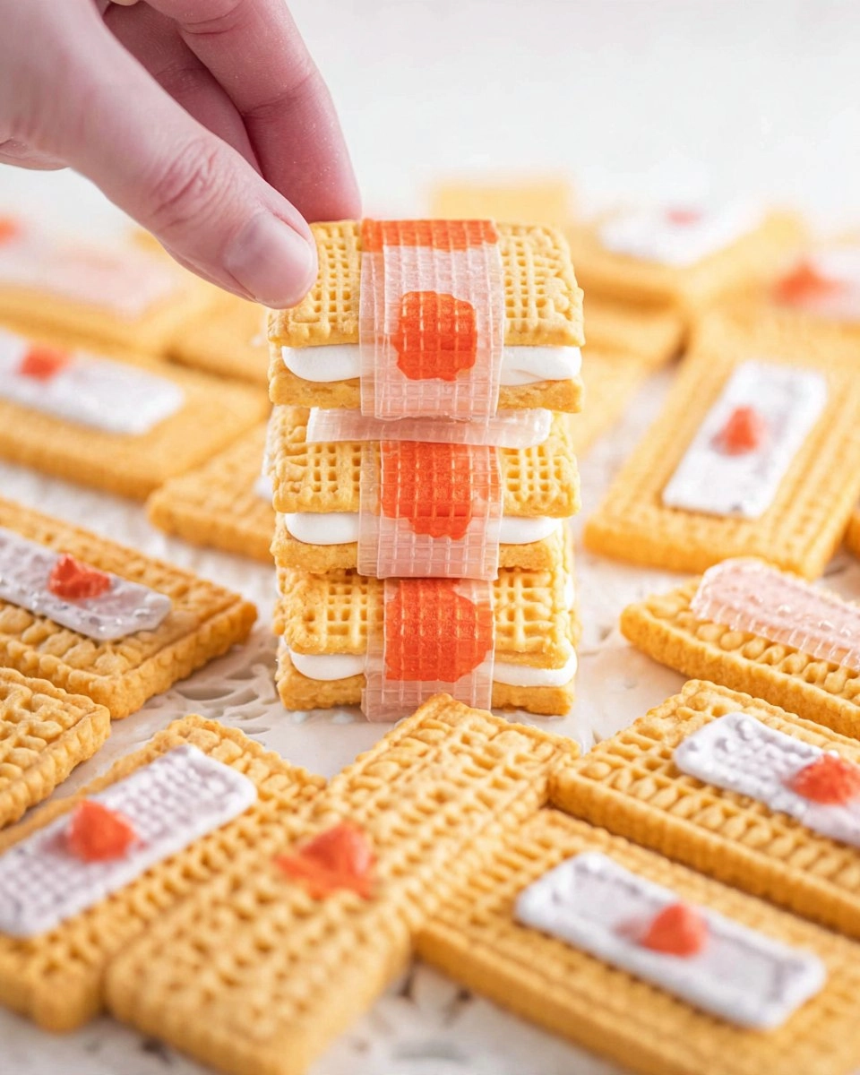 Halloween Bandaid Cookies