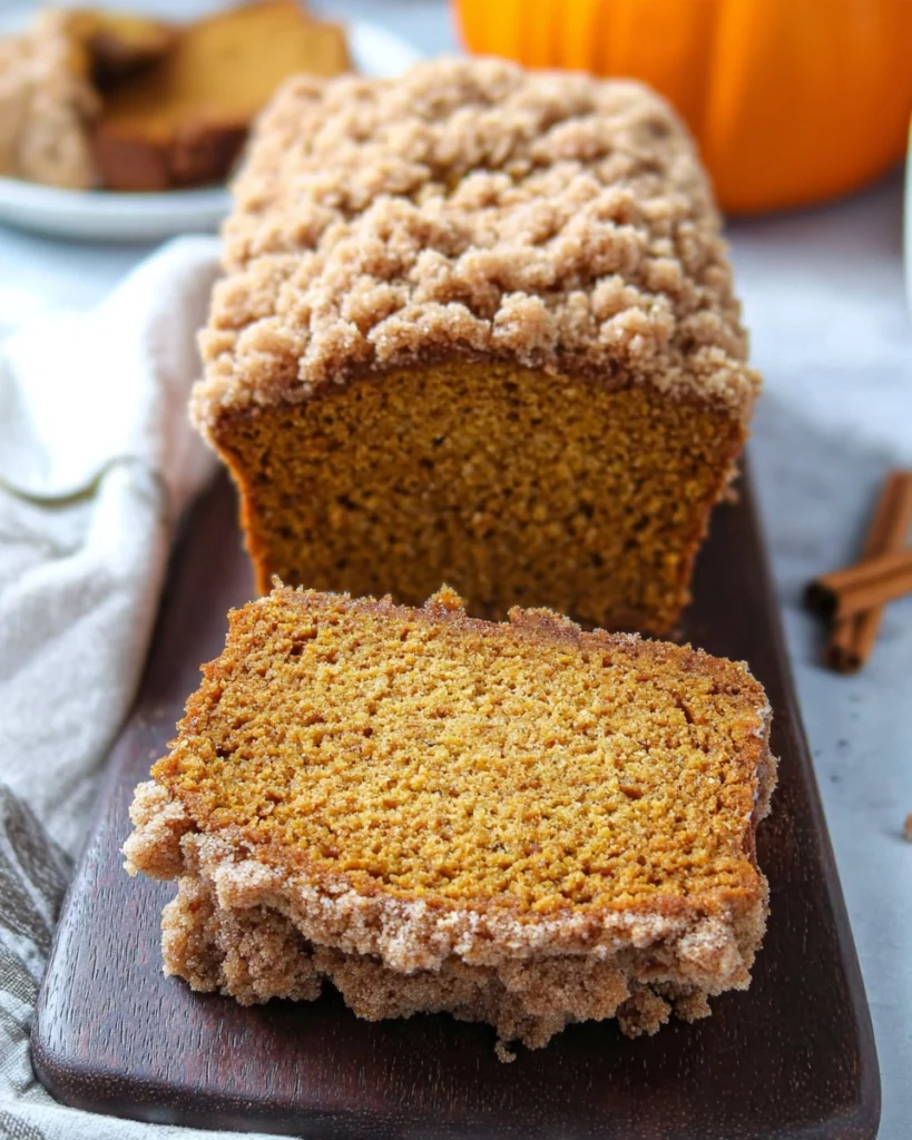 Pumpkin-Bread-with-Crumb-Topping-Recipe