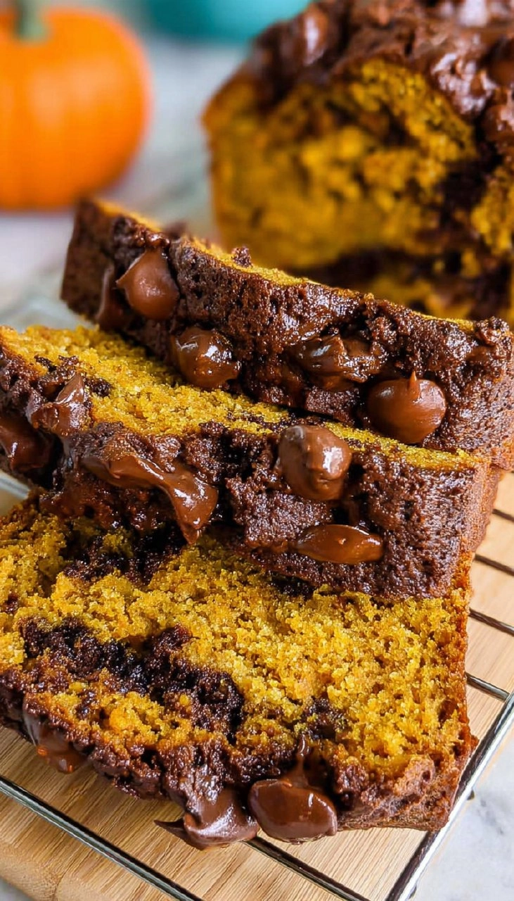Pumpkin Chocolate Chip Bread