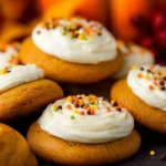Pumpkin-Cookies-with-Cream-Cheese-Frosting-Recipe