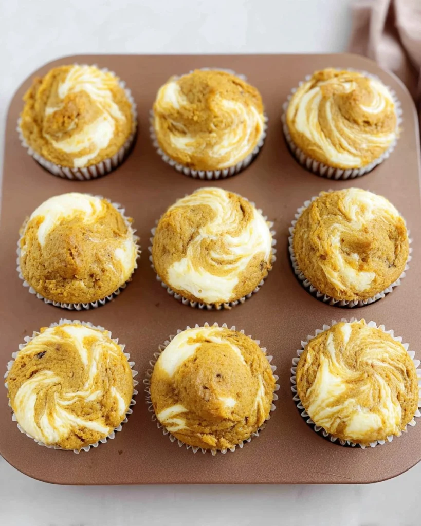 Pumpkin-Muffins-with-Cheesecake-Swirl-Recipe