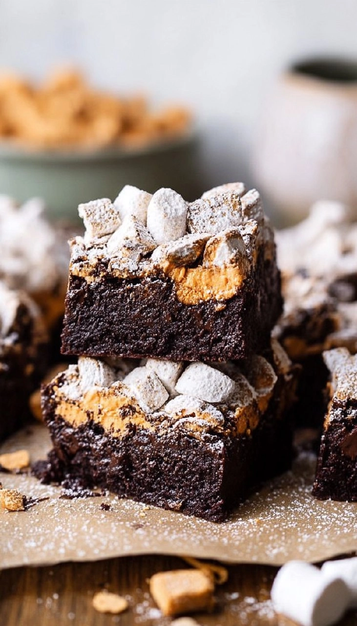 Puppy Chow Brownies