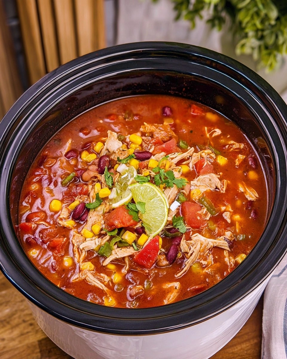 Slow Cooker Chicken Chili