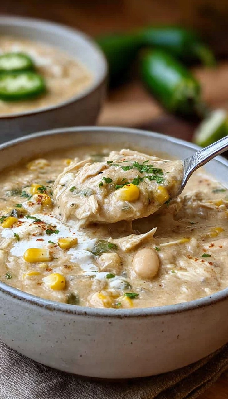 Street Corn White Chicken Chili
