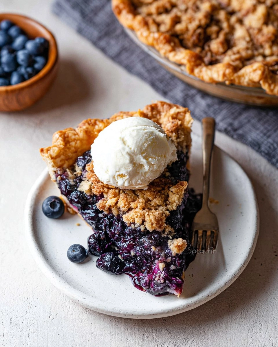 Blueberry Crumble Pie 124 Blueberry Crumble Pie