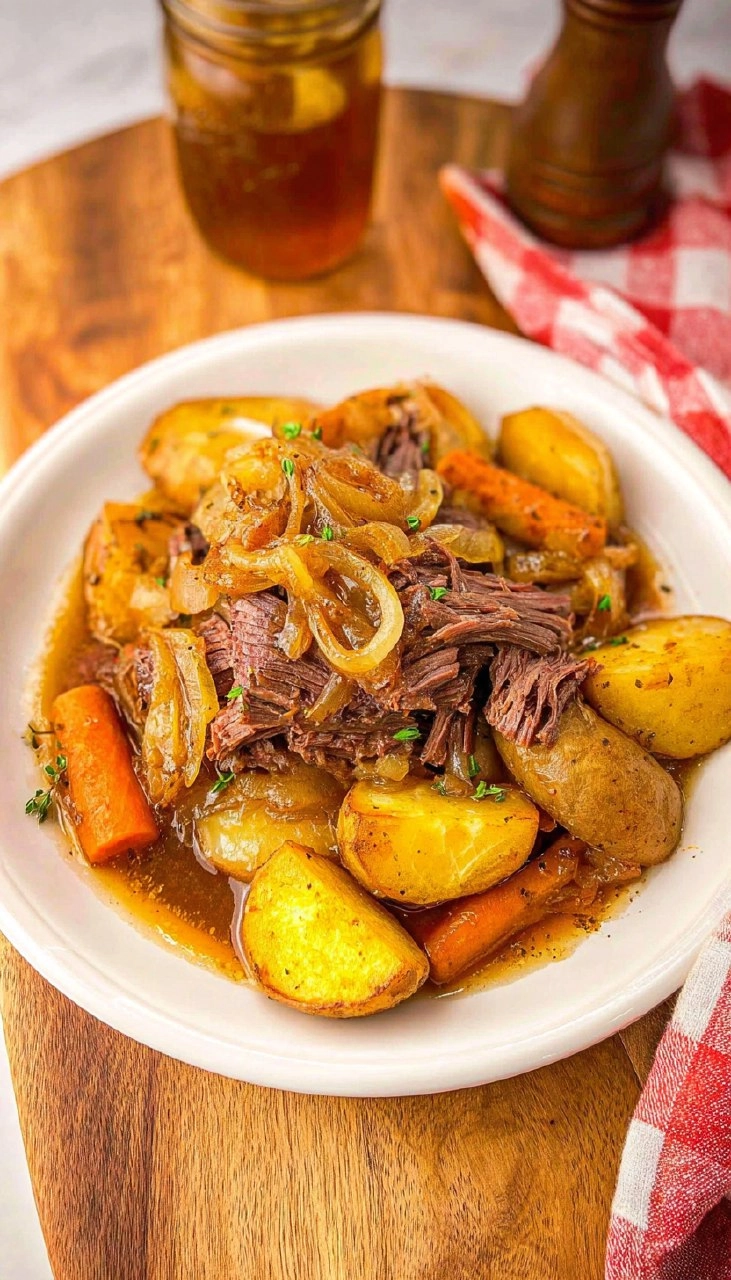 Crockpot French Onion Pot Roast