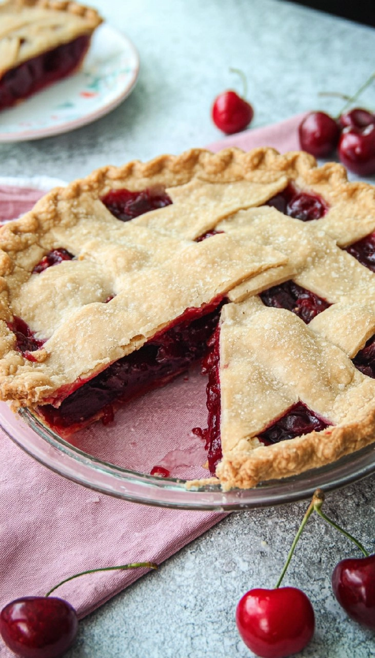 Easy Homemade Cherry Pie 110 Easy Homemade Cherry Pie