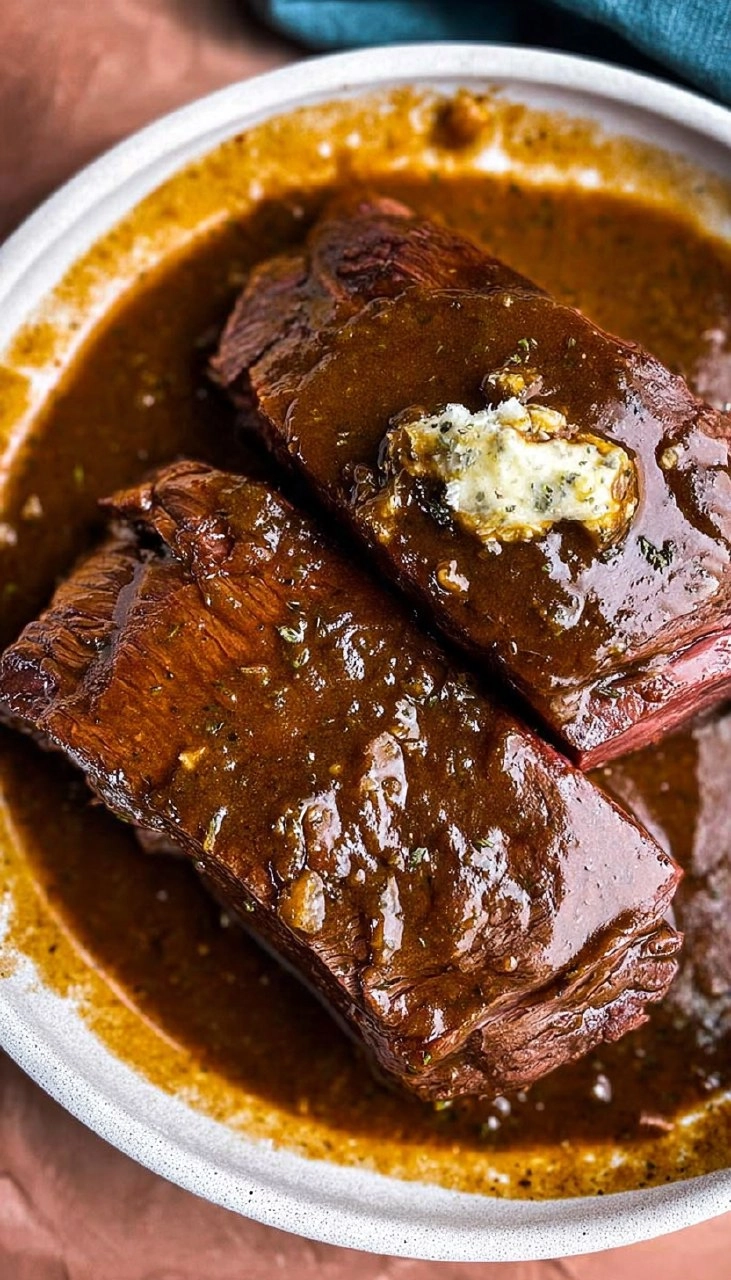 Marinated Venison Steak with Garlic Herb Butter 135 Marinated Venison Steak with Garlic Herb Butter