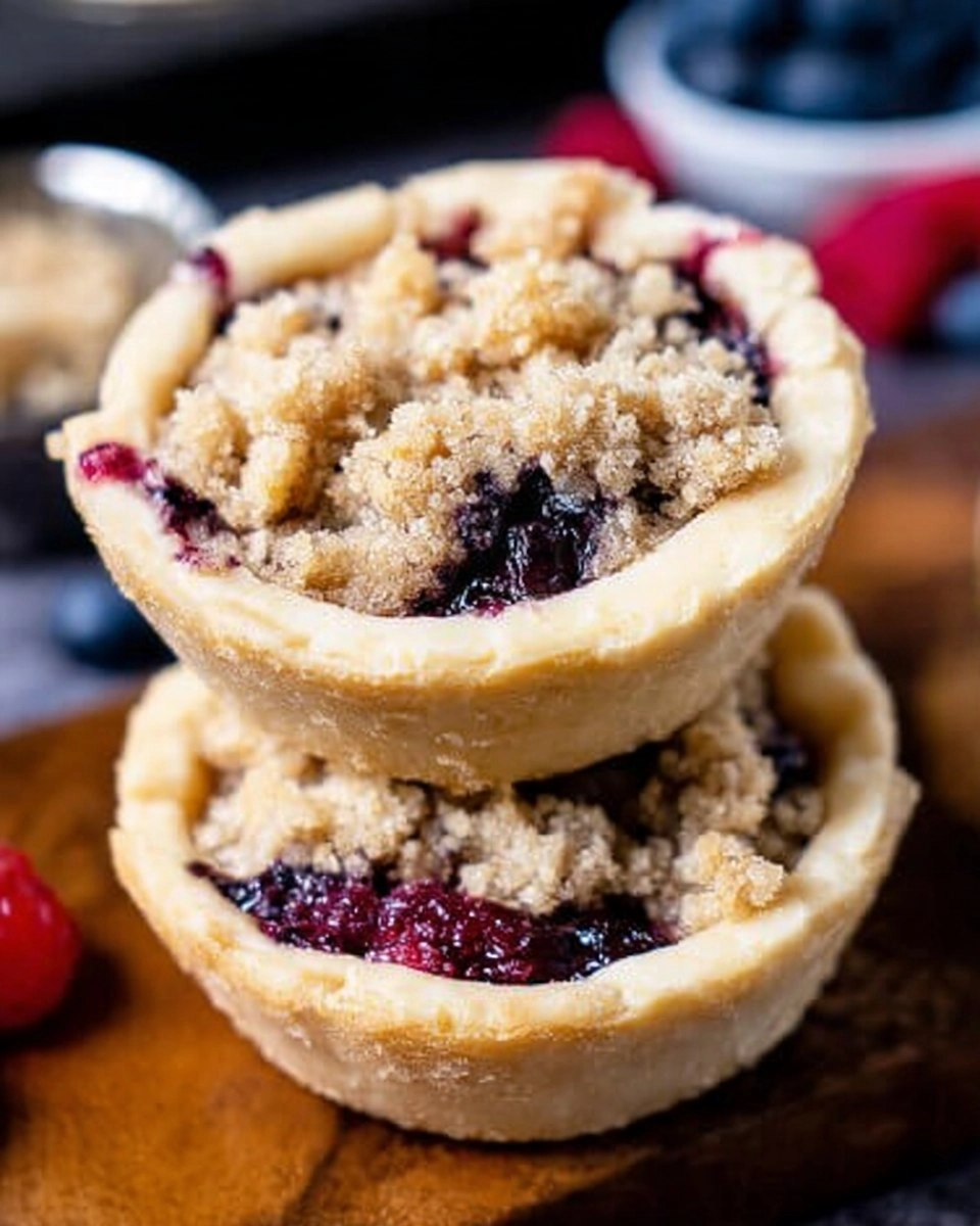 Mini Pies (Berry Crumble Pies) 104 Mini Pies (Berry Crumble Pies)