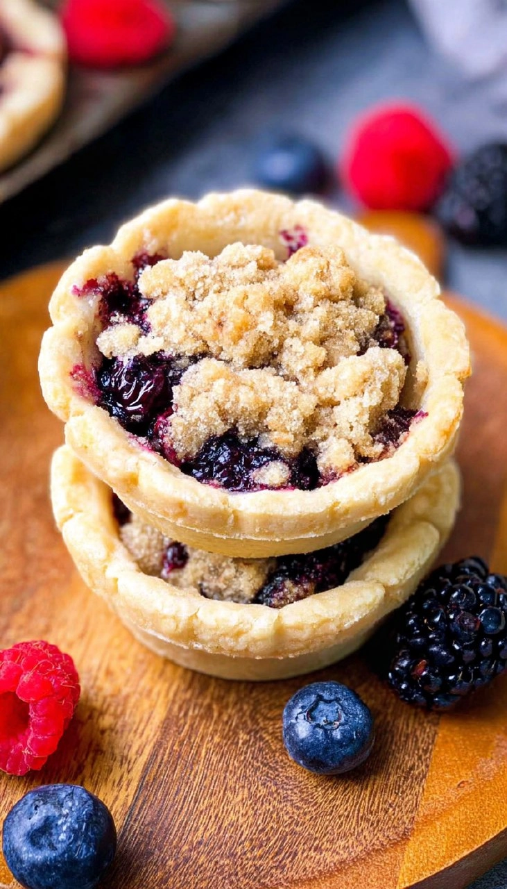 Mini Pies (Berry Crumble Pies) 105 Mini Pies (Berry Crumble Pies)