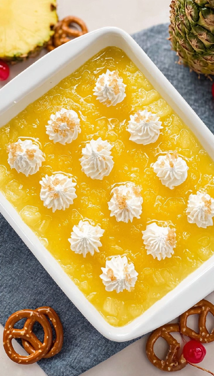 Pineapple Pretzel Salad 140 Pineapple Pretzel Salad