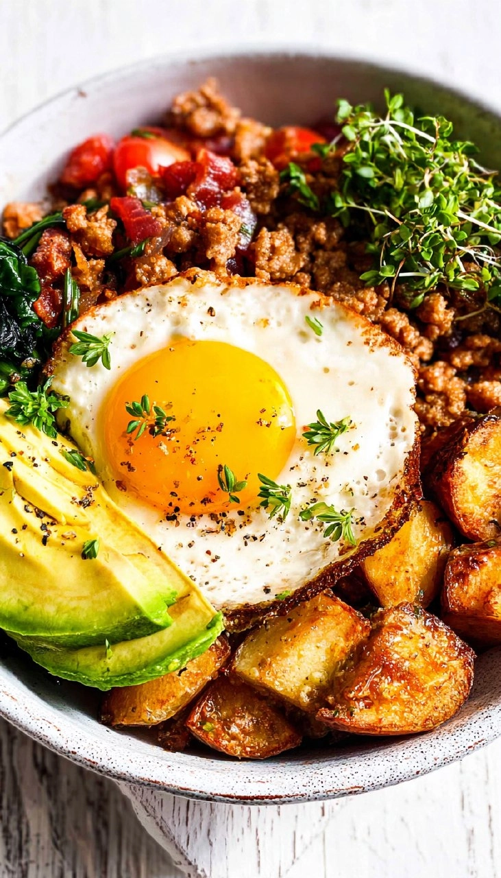 Savory Breakfast Bowl (High Protein, Easy & Paleo)