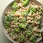 Sharp-White-Mac-and-Cheese-with-Broccoli-High-Protein-Recipe
