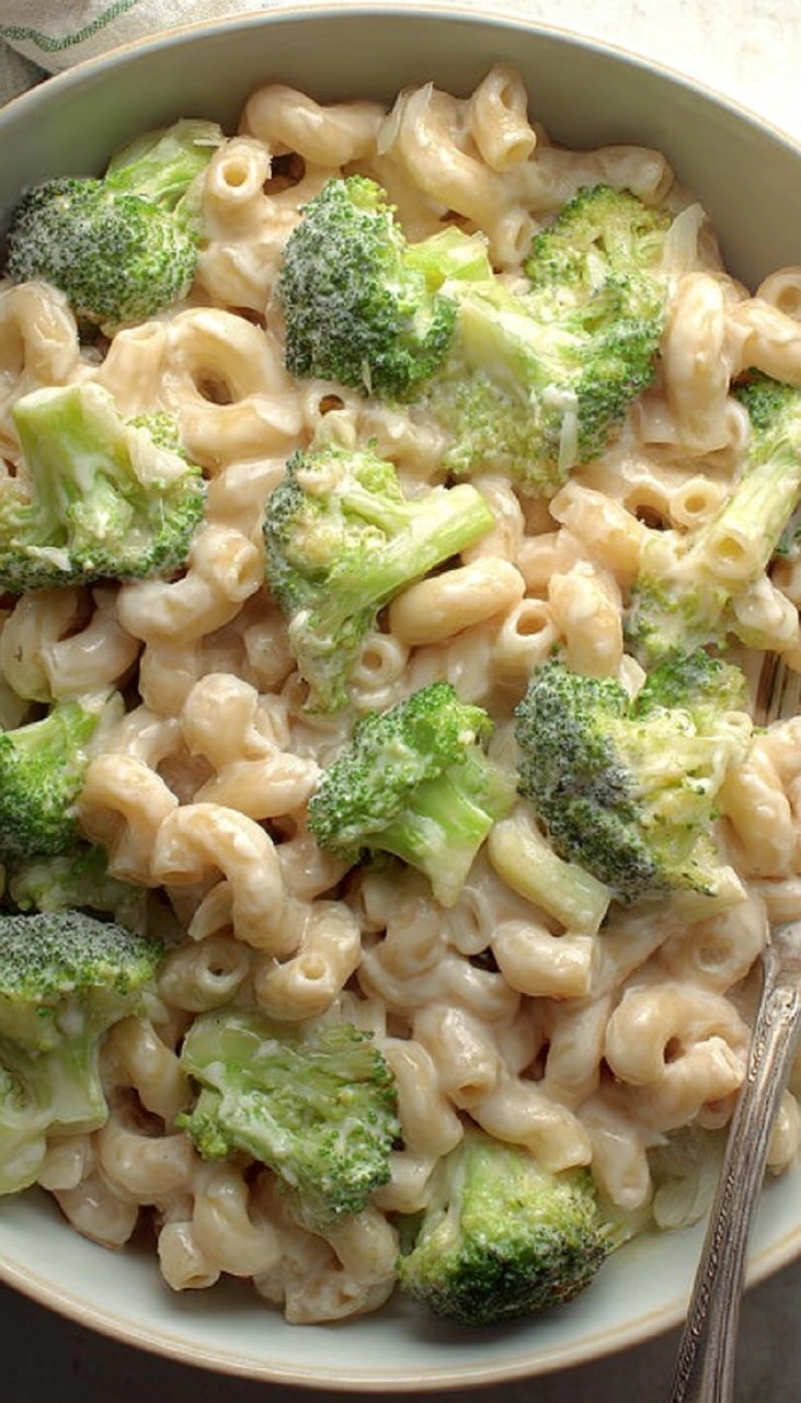 Sharp White Mac and Cheese with Broccoli (High Protein)